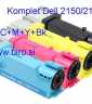 Komplet Fenix D-2150/2155 C+M+Y+ Bk tonerji XL nadomeÅ¡Äjo tonerje Dell 2150/2155 za Dell 2150CN, Dell 2150CDN, Dell 2155CN, Dell 2155CDN velike kapacitete 3.000 strani Ärna in po 2.500 strani barvn kartusa, toner, polnilo, tiskalnik, trgovina, nakup, laserski tisklanik
