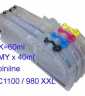 Komplet Fenix LC1100XXL / LC980XXL BK+C+M+Y nadomestne polnilne kartuÅ¡e z 6x veÄ izpisa kartusa, toner, polnilo, tiskalnik, trgovina, nakup, laserski tisklanik